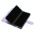 For Samsung Galaxy Z Fold4 5G Leather Phone Case With Heart Pattern - Purple