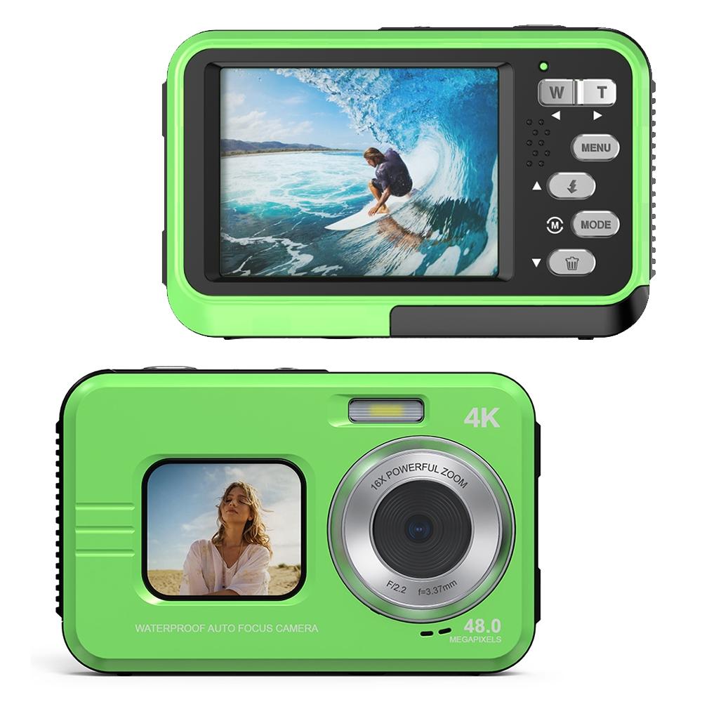 Waterproof 48mp Dual Screen Outdoor Camera - Wdc901 - Blue