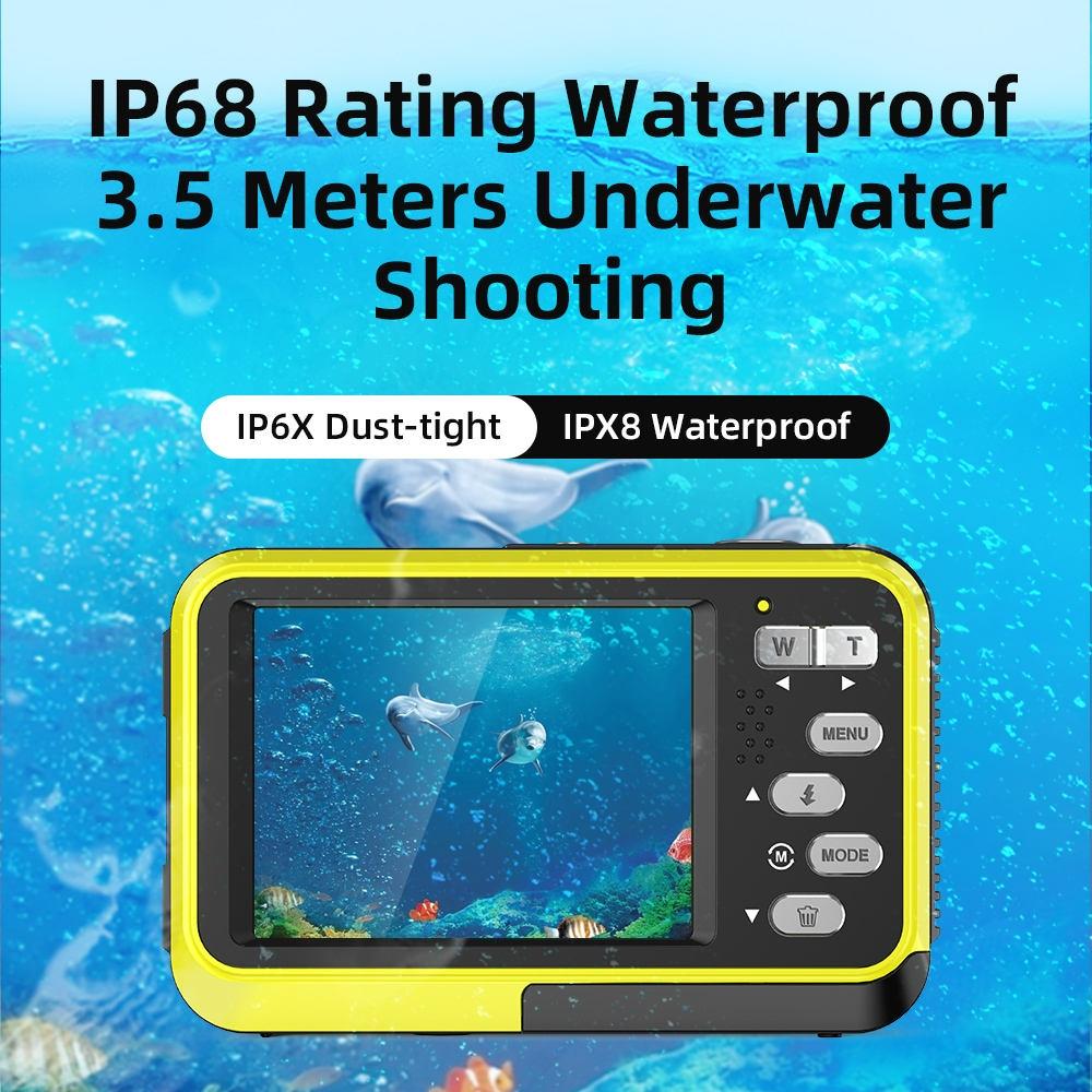 Waterproof 48mp Dual Screen Outdoor Camera - Wdc901 - Blue