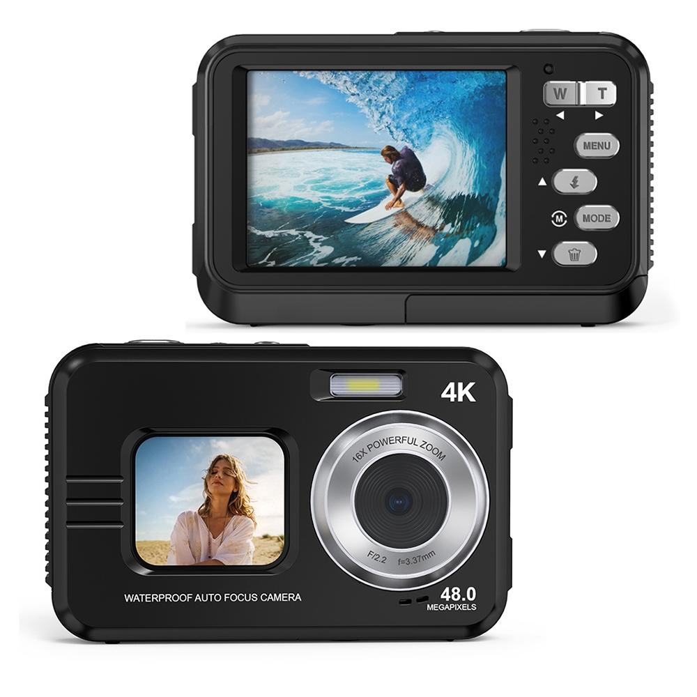 Waterproof 48mp Dual Screen Outdoor Camera - Wdc901 - Blue
