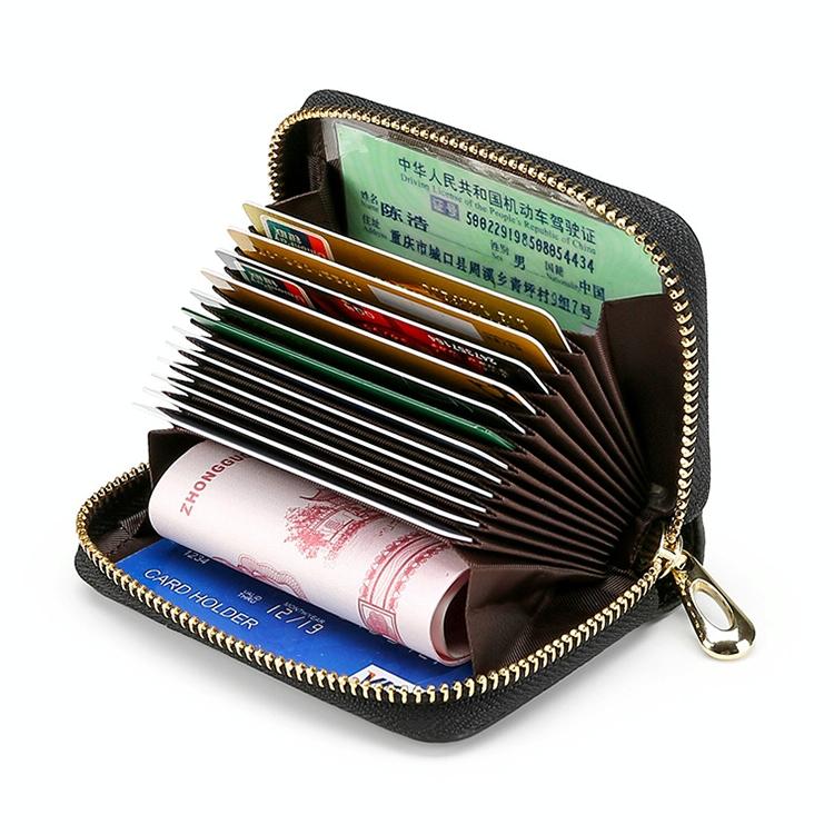 Multi Card Rfid Ladies Wallet - Coffee