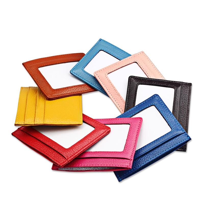 Leather Rfid Card Holder - Blocking - Coffee