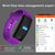 Waterproof Tft Smart Bracelet With Call / Heart / Sleep / Bp Monitoring And Sedentary Reminder - Coffee