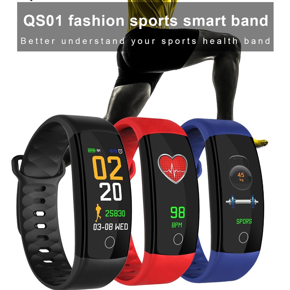 Waterproof Tft Smart Bracelet With Call / Heart / Sleep / Bp Monitoring And Sedentary Reminder - Coffee