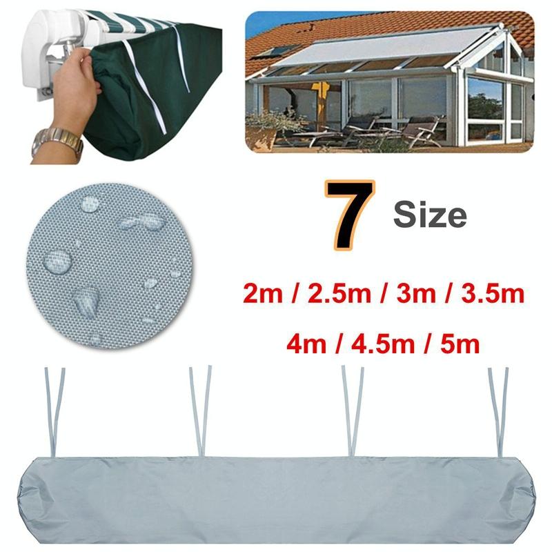 Waterproof Retractable Canopy Cover for Outdoor Patio - 4.5m Size - Grey