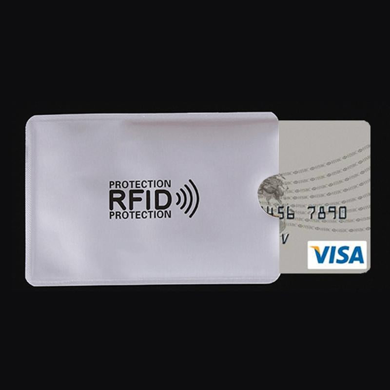 100 Rfid Blocking Aluminum Foil Card Sleeves - Ccb1077C