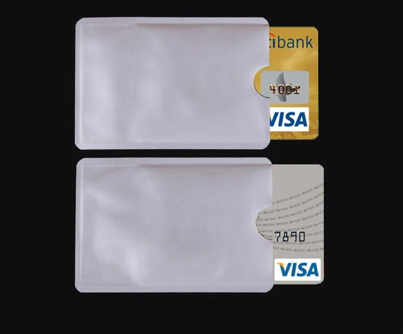 100 Rfid Blocking Aluminum Foil Card Sleeves - Ccb1077C