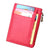 Leather Rfid Blocking Card Holder Wallet - Cowhide - Coffee