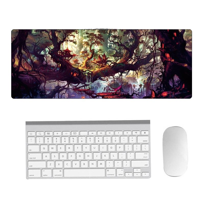 Fantasy Pattern Mouse Pad 400 X 900 X 4Mm Hand Painted - 3 Dream Landscape