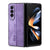 For Samsung Galaxy z Fold4 5G Embossed 3d Skin Texture Phone Case - Sleek Design - Sapphire Blue