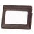 Leather Rfid Blocking Card Holder Wallet with 3 Slots and Pocket - Coffee
