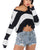 Striped Fashion Casual Pullover - Dark Blue L