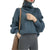 Solid Colour Turtleneck Outer Wear Pullover Casual Sweater Beige - Free Size - Coffee Free Size