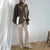 Solid Colour Turtleneck Outer Wear Pullover Casual Sweater Beige - Free Size - Coffee Free Size