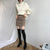 Solid Colour Turtleneck Outer Wear Pullover Casual Sweater Beige - Free Size - Coffee Free Size