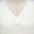 Fashion Casual V-Neck Sweater - White L