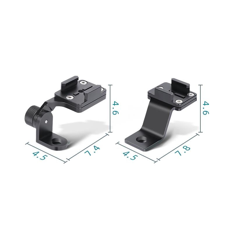 Universal Motorcycle Phone Bracket for Action Cameras - Cyan