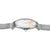 Stylish Women Quartz Watch With Stainless Steel Band - Round Dial Silver Alloy Case