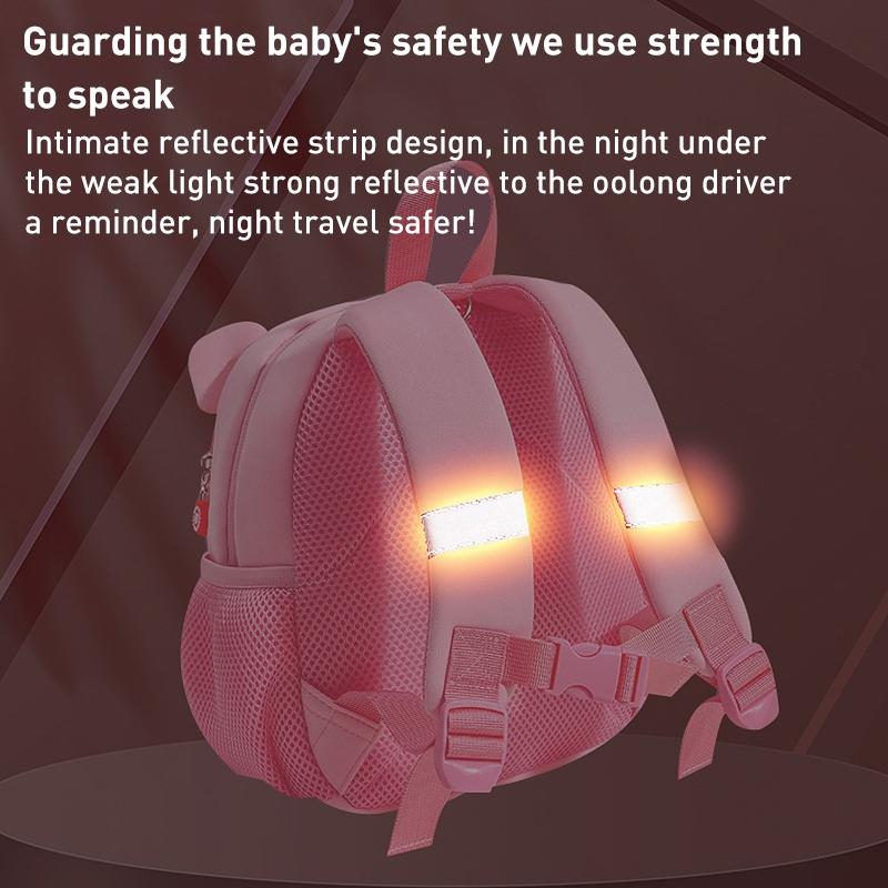 Kids' Cartoon Anti-lost Backpack - Colourful Design - Sunshine Lion