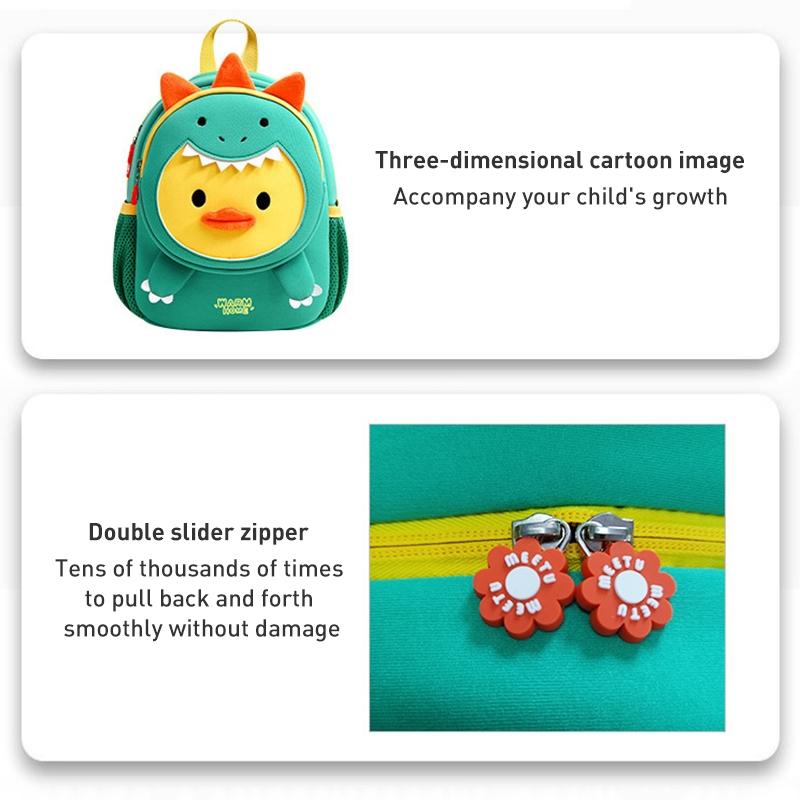 Kids' Cartoon Anti-lost Backpack - Colourful Design - Sunshine Lion