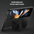 For Samsung Galaxy Z Fold4 5G Anti-Fall King Kong Phone Case - Silver