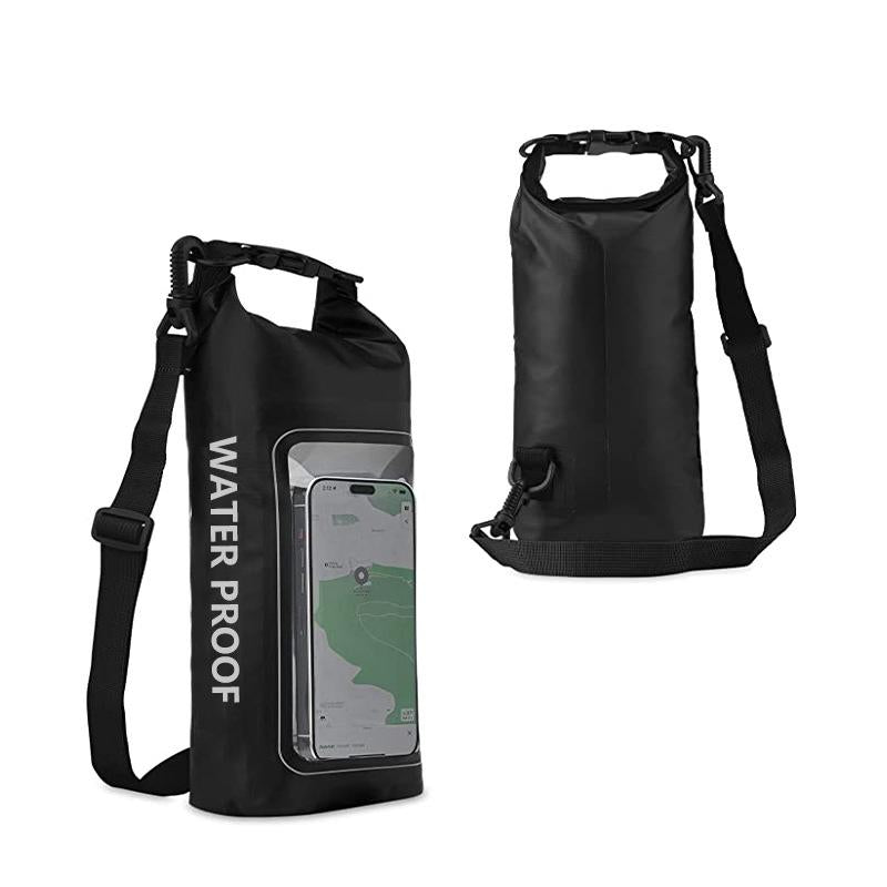 2 In 1 Waterproof Crossbody Phone Bag For Outdoor Cycling Swimming 2L Capacity - Green - 2L