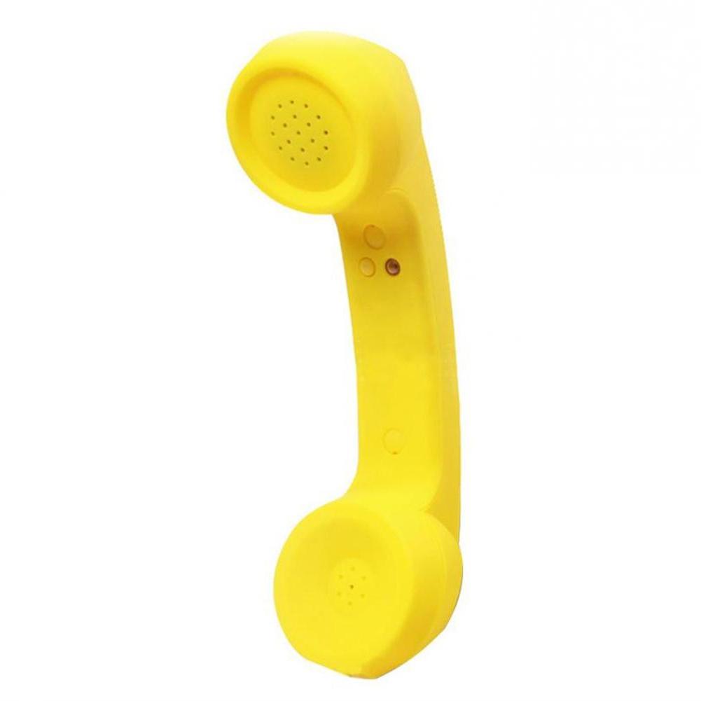 Retro Bluetooth Wireless Microphone for Mobile Phones - Yellow