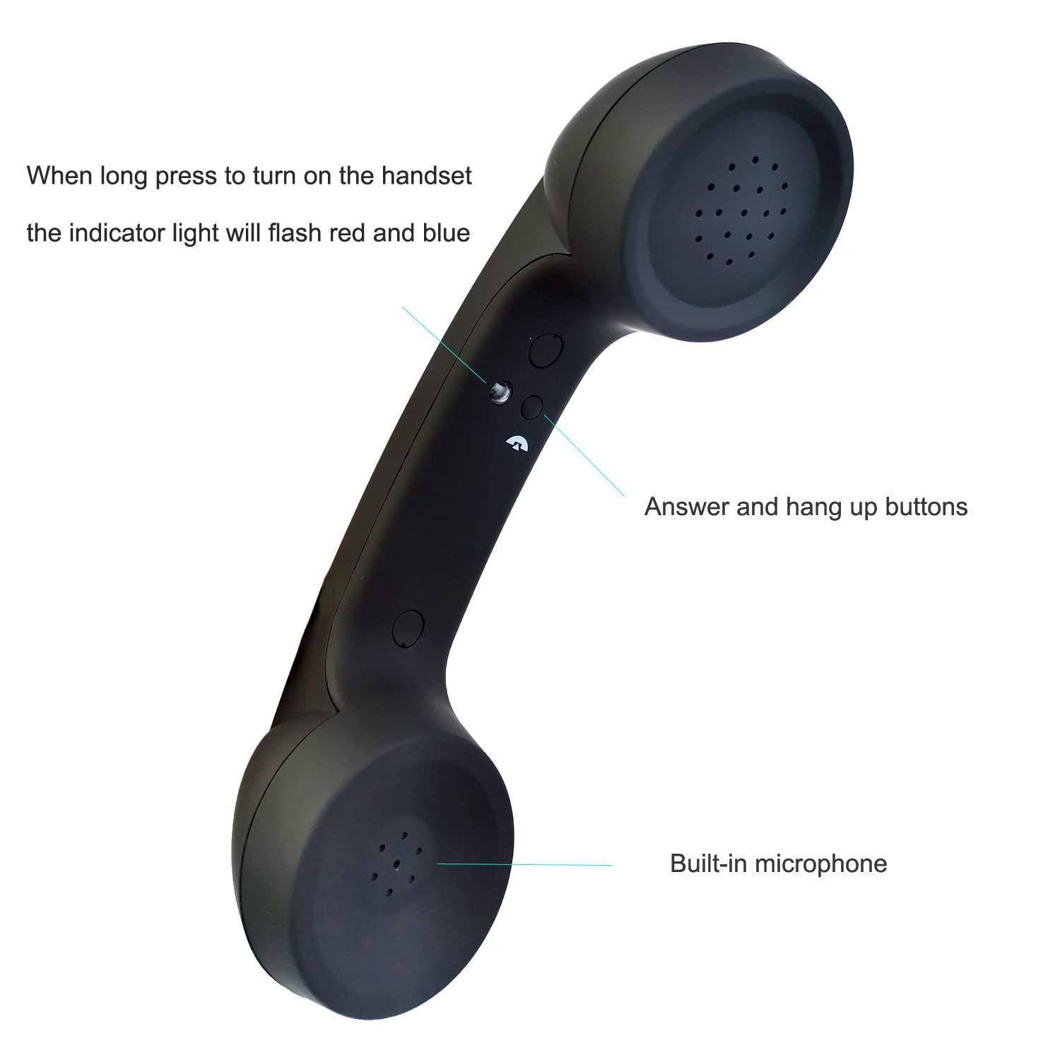 Retro Bluetooth Wireless Microphone for Mobile Phones - Yellow
