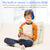 Portable Children'S Wired Headphones - Pink Green