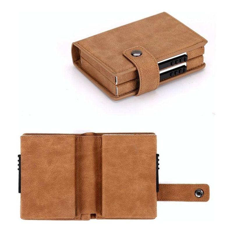Secure Dual Card Wallet With Rfid Blocking