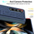 For Samsung Galaxy Z Fold4 5G Silicone Wristband Foldable Phone Case - Clear