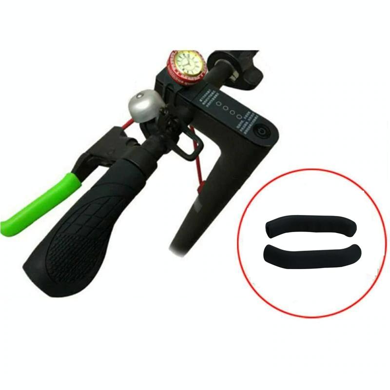 Non-slip Silicone Handbrake Covers for Xiaomi Mijia M365 Electric Scooter 2 Pcs - Black