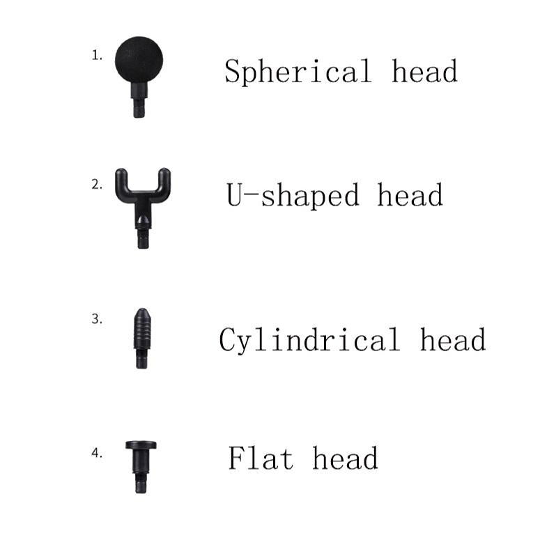 Fascia Mini Electric Muscle Portable Fitness Muscle Relaxing Massager / Massage Gun - Space Gray