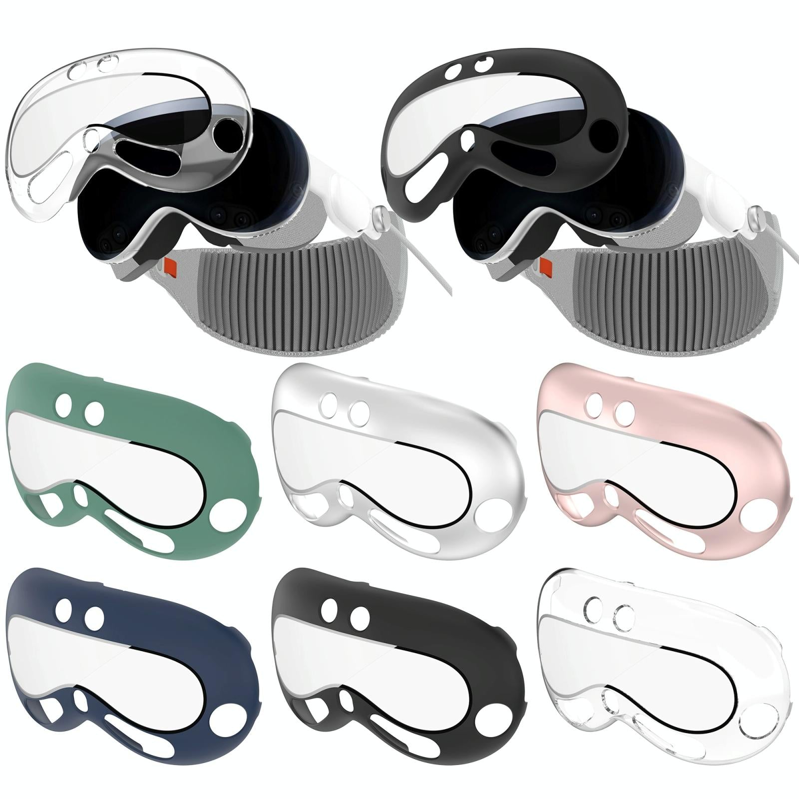 Apple Vision Pro Vr Glasses Film - Toughened Protective Cover - Pink