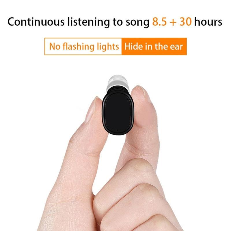 Portable Magnetic Bluetooth Earbud for Iphone - Lesiri X12 - White