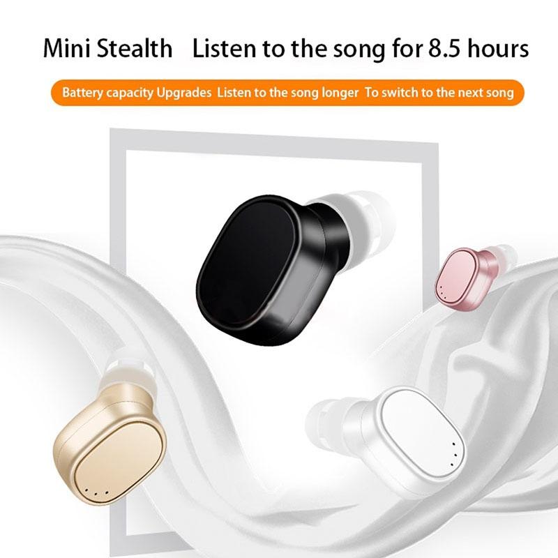 Portable Magnetic Bluetooth Earbud for Iphone - Lesiri X12 - White