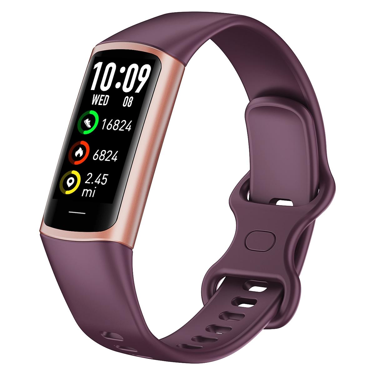 Waterproof C68L Fitness Tracker - Ip67 - Wine Red