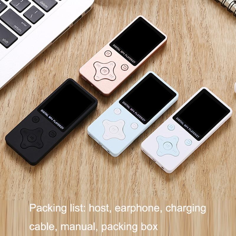 Ultra Thin Lossless Mp4 Player With Hd Video & Sound Quality - Rose Gold