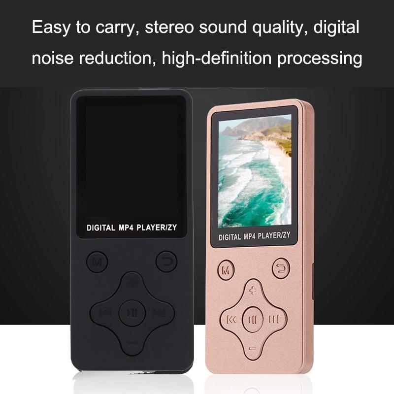 Ultra Thin Lossless Mp4 Player With Hd Video & Sound Quality - Rose Gold