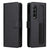 For Samsung Galaxy Z Fold4 5G Leather Flip Case With Pen Slot - Black
