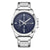 Men Pilot Series Multifunctional Quartz Watch with Steel Band - Coffee + Rose Gold