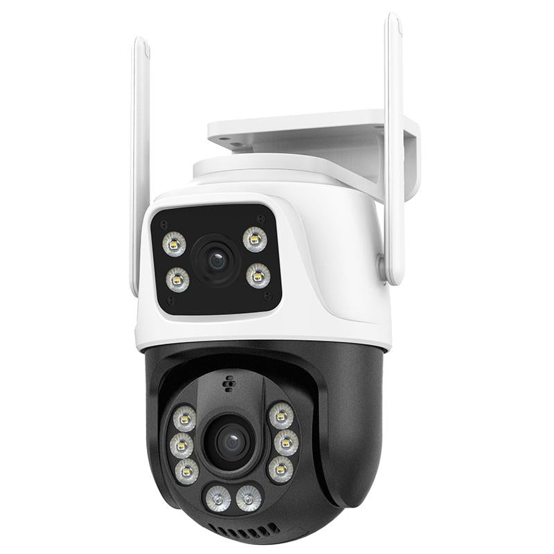 6Mp Dual Camera With Wifi Two-Way Voice Intercom & Night Vision