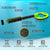 Waterproof Handheld Metal Detector for Underwater Treasure Hunting - Ip750 Green
