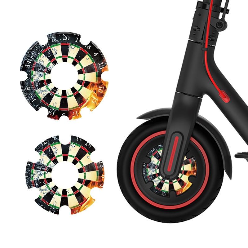 Waterproof Sticker for Xiaomi M365 Scooter Motor - 1 Pair - Colorful 4