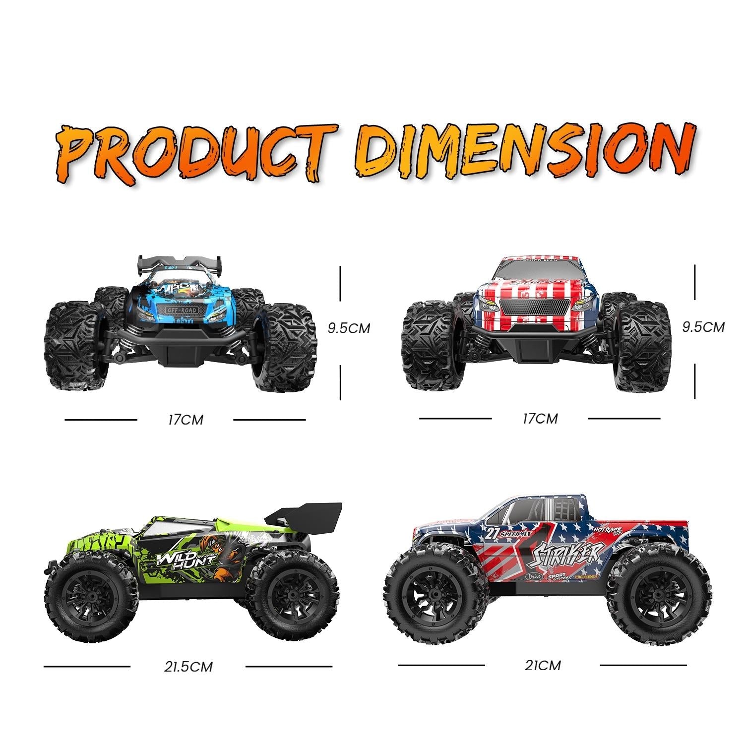 1 20 Full Scale 2.4g Rc Off-road Vehicle - Off-road Ready - Red