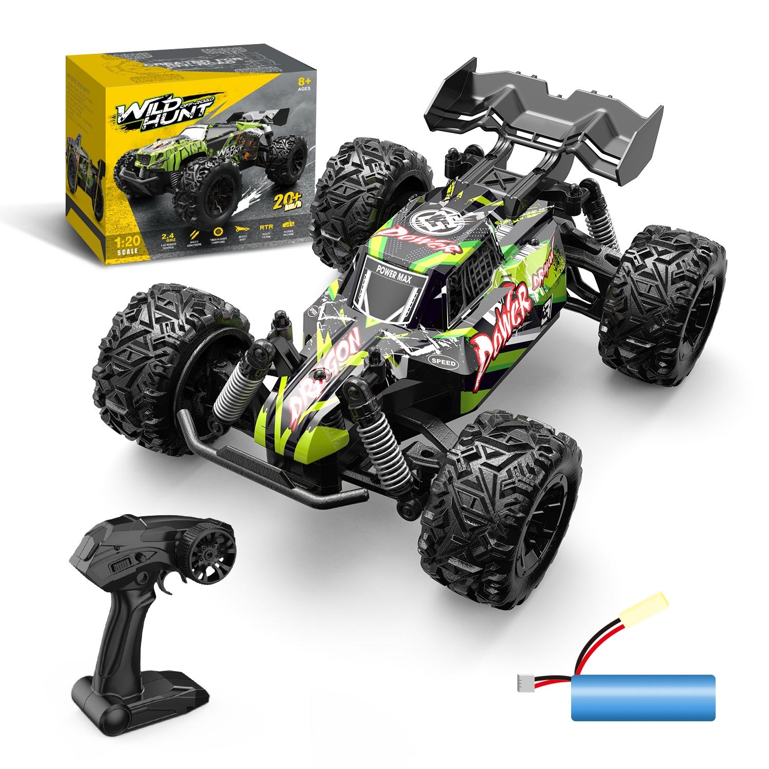 1 20 Full Scale 2.4g Rc Off-road Vehicle - Off-road Ready - Red