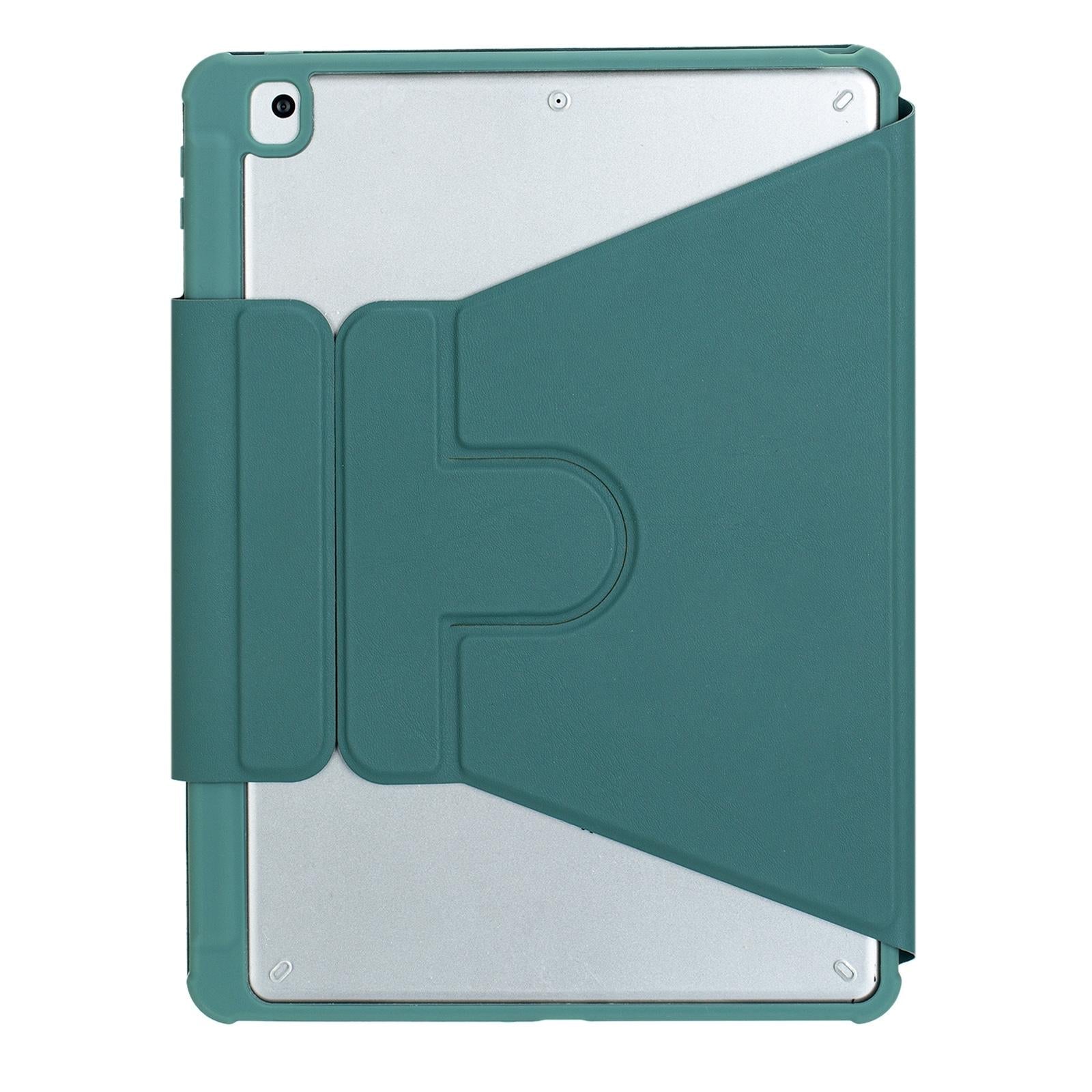 360 Rotation Bluetooth Keyboard Leather Case For Ipad 10.9 2022 - Transparent Acrylic With Touch Control - Green