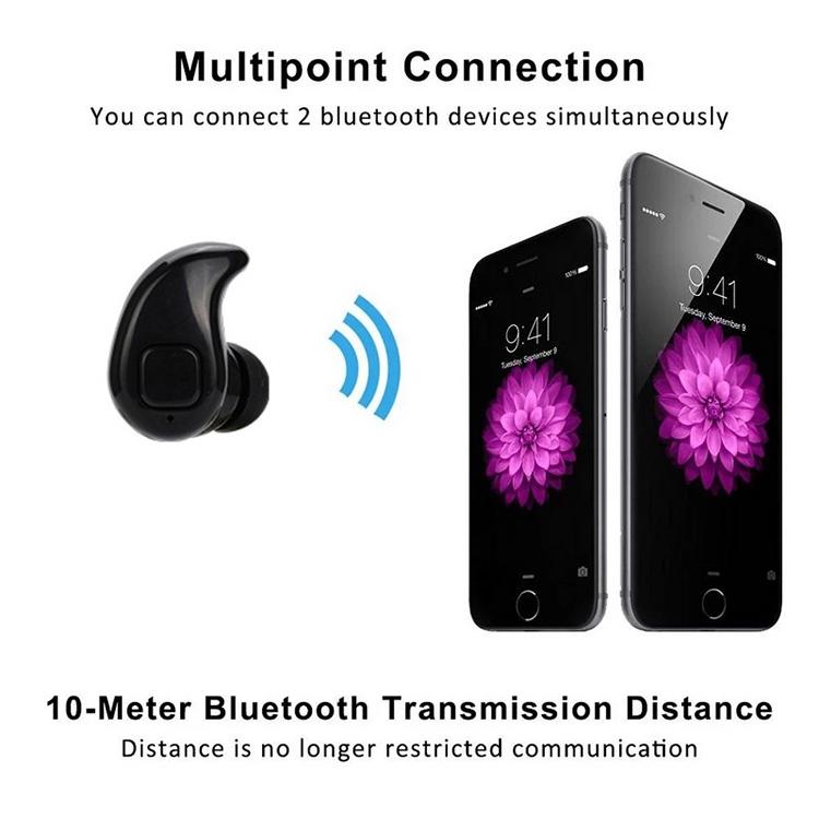 Wireless Bluetooth Earphone with Mic for Sports - S530x - Blue
