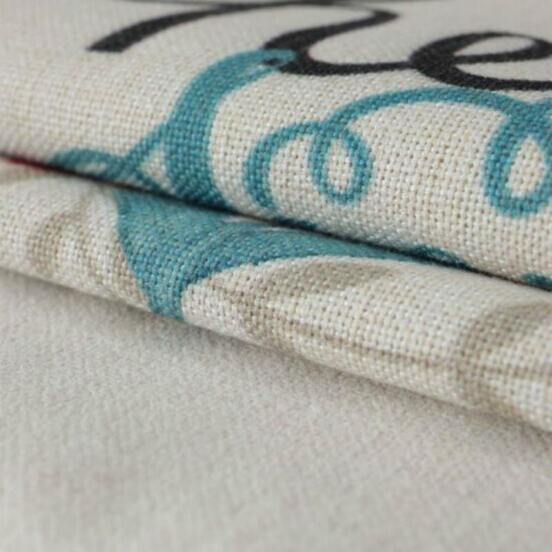 Cartoon Cotton Linen Drum Roller Washing Machine Dust Cover - 83x60x60cm Size - Happy Bear