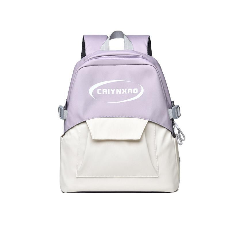 Large Splash Proof Backpack For Outings &amp; School - Purple